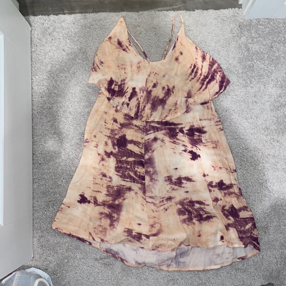 Open Back Tie Dye Dress